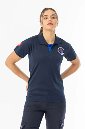 112 Acil Paramedik T-Shirt Unisex Lacivert (ATT002)