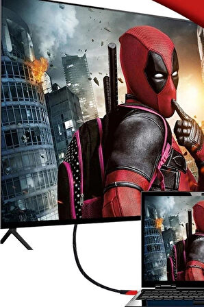 Meleners® HDMI Kablosu HDTV Bilgisayar Uydu Görüntü Ses Full HD Sargılı Görüntü Aktarma Kablosu