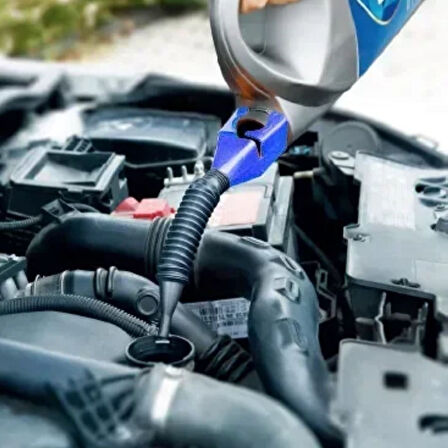 Meleners® Araba ve Motorsikletler İçin Katlanabilir Plastik Motor Yağ Hunisi