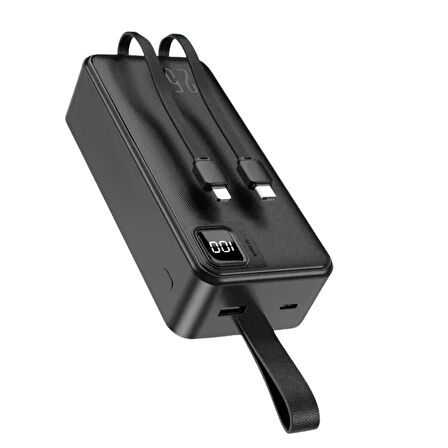 Meleners® 30000 Mah 22,5w Süper Hızlı Lightning ve Tyype C Powerbank