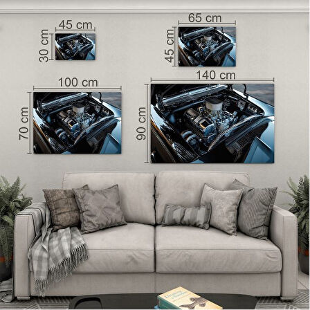 Mesleki Cam Tablo - Galerici - Yatay Motif 13-004
