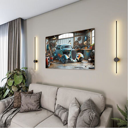 Mesleki Cam Tablo - Galerici - Yatay Motif 13-190