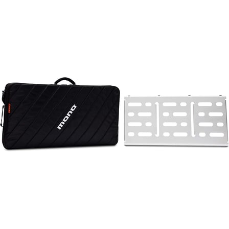 Mono PFX-PB-L-SLV-BDL Large Pedalboard Silver & Touraccessory Case 2.0