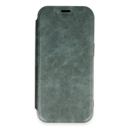 Apple İphone 16 Pro Kılıf Flip Cover - Koyu Yeşil
