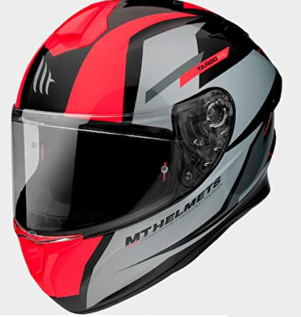 -Mt Targo Pro Sound Red Kask