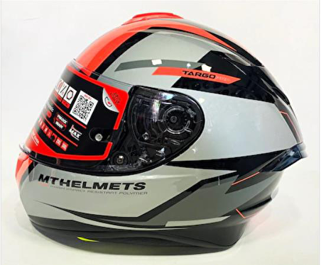 -Mt Targo Pro Sound Red Kask