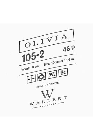 kumaş tüvit dokulu düz silinebilir duvar kağıdı 105-2 | wallert olivia, açık gri, kağıt taban taban + vinil kaplama - 16.5 m²