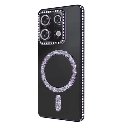 Xiaomi Redmi 13C Joke Simli Magneticsafe Kılıf - Derin Mor