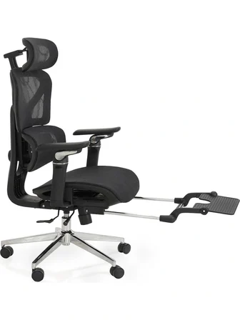 Ofis Center Sirius Yönetici Koltuğu Masajlı Isıtmalı Ayak Uzatmalı Fileli 6D Kol Ortopedik