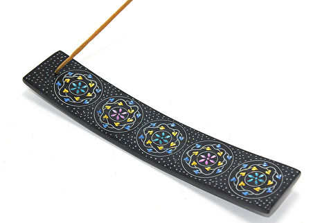 Obsidian Taşı Kayık Tütsülük Model 3 