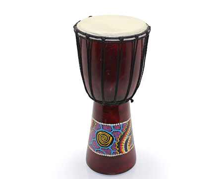 Batikli Ahşap Darbuka 30 Cm 