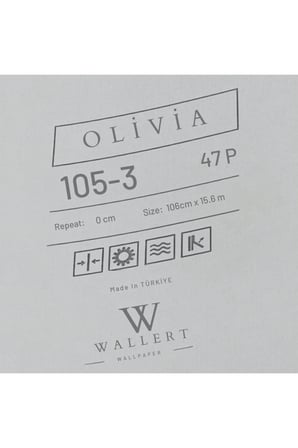 kumaş tüvit dokulu düz silinebilir duvar kağıdı 105-3 | wallert olivia, gri, kağıt taban taban + vinil kaplama - 16.5 m²