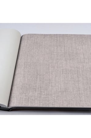 kumaş tüvit dokulu düz silinebilir duvar kağıdı 105-3 | wallert olivia, gri, kağıt taban taban + vinil kaplama - 16.5 m²