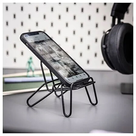 KRUBBET telefon/tablet standı, siyah