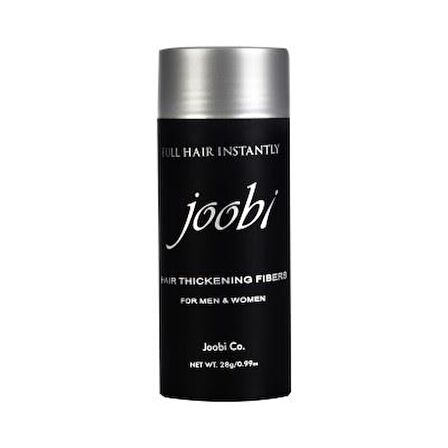 JOOBI 28 GR SAÇ TOZU - GÜRLEŞTİRİCİ SAÇ FİBERİ - AÇIK KAHVE