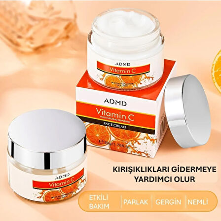 Vitamin C Yüz Kremi 50 g – Nemlendirici ve Onarıcı