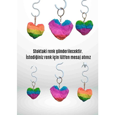 Anahtarlık Peluş Kalp  – Sevgi Dolu Tasarım
