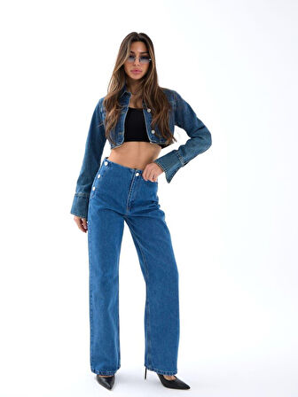 5997 KOT PANTOLON-MAVİ