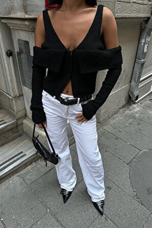 Cynthia Cut Out Triko Hırka 5116-23