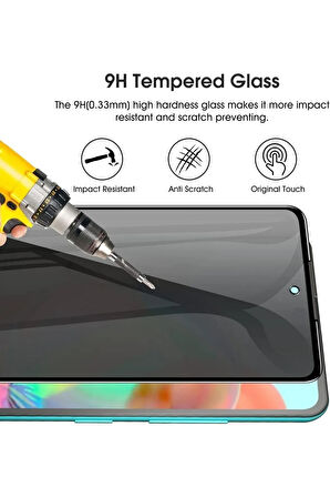 Samsung Galaxy A51 Hayalet Nano Ekran Koruyucu Kırılmaz Cam - Ince Ve Esnek - Extra İnce
