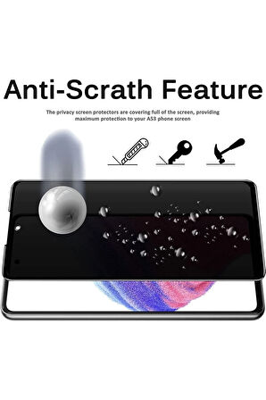 Samsung Galaxy A51 Hayalet Nano Ekran Koruyucu Kırılmaz Cam - Ince Ve Esnek - Extra İnce