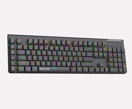 BRONZTURQ MK1054 RGB-ABS MEKANİK KABLOLU KLAVYE