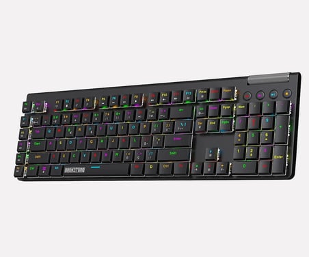 BRONZTURQ MK1054 RGB-ABS MEKANİK KABLOLU KLAVYE