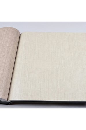kumaş tüvit dokulu düz silinebilir duvar kağıdı 105-5 | wallert olivia, kırık beyaz, kağıt taban taban + vinil kaplama - 16.5 m²