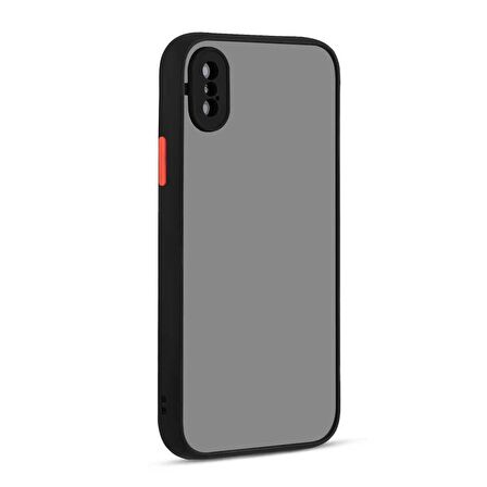 Gpack Apple iPhone X Kılıf Hux Kamera Korumalı Silikon