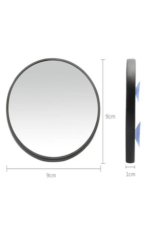 10x Büyüteçli Vantuzlu Makyaj Aynası Tıraş Aynası Banyo Duvar Aynası 9 cm