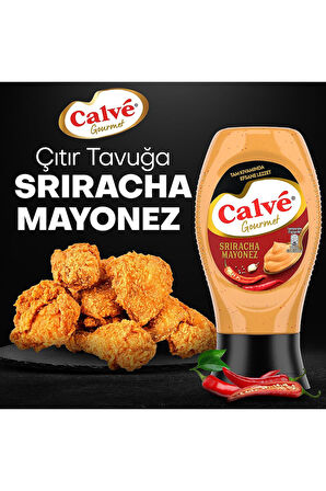 Calve Gurme Mayonez Serisi Sriracha Mayonez 240g X2 Adet