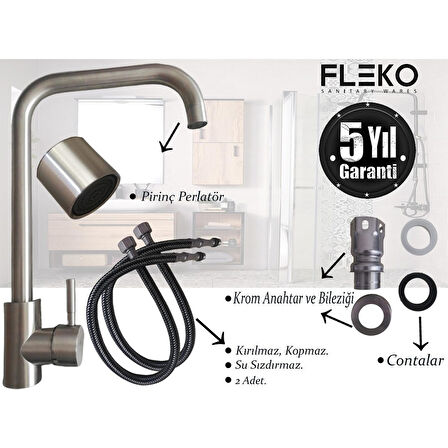 Fleko Vera Inox Eviye Bataryası KS1S01-1