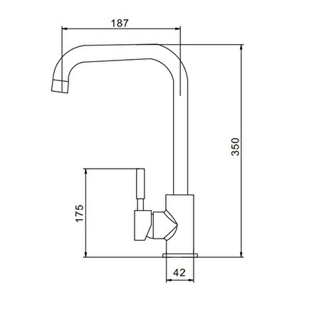 Fleko Eviye Bataryası KS1S01-1 Inox  
