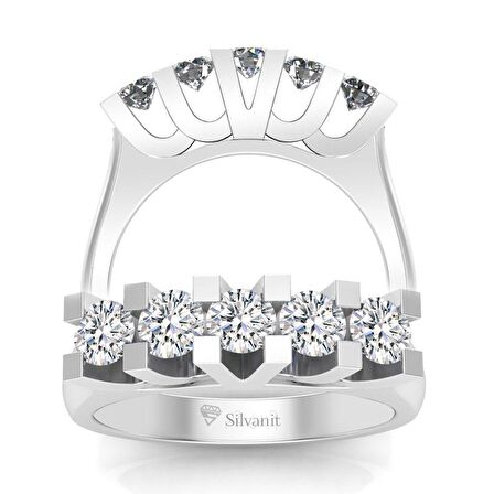 0,60 Karat Pırlanta Beştaş Yüzük