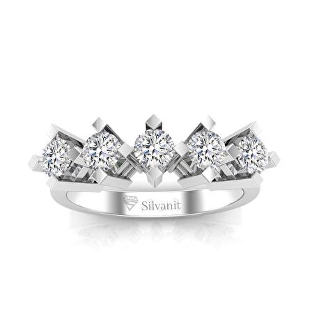 1,25 Karat Pırlanta Beştaş Yüzük