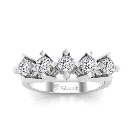 1,25 Karat Pırlanta Beştaş Yüzük