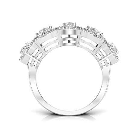 1,20 Karat Pırlanta Damla Beştaş Yüzük