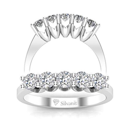 0,40 Karat Pırlanta Beştaş Yüzük