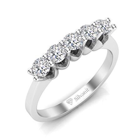 0,40 Karat Pırlanta Beştaş Yüzük