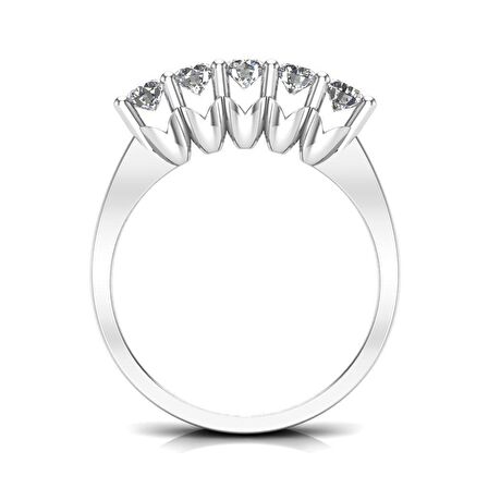 0,40 Karat Pırlanta Beştaş Yüzük