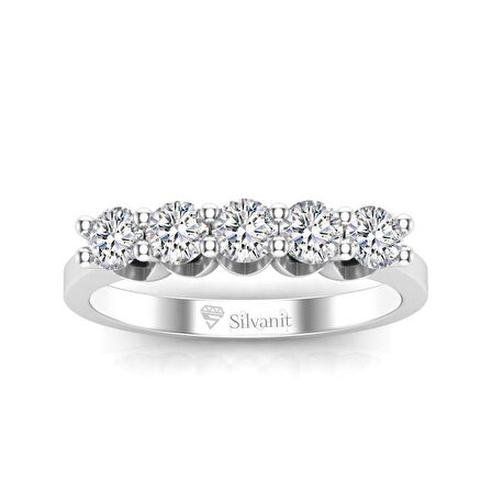 0,40 Karat Pırlanta Beştaş Yüzük