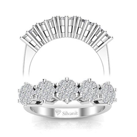 0,60 Karat Pırlanta Beştaş Yüzük