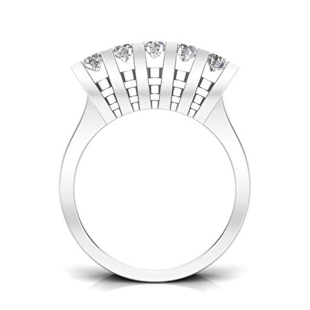 0,50 Karat Pırlanta Beştaş Yüzük