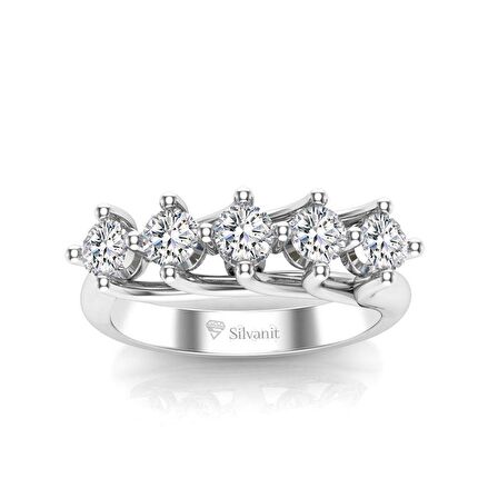 0,40 Karat Pırlanta Beştaş Yüzük