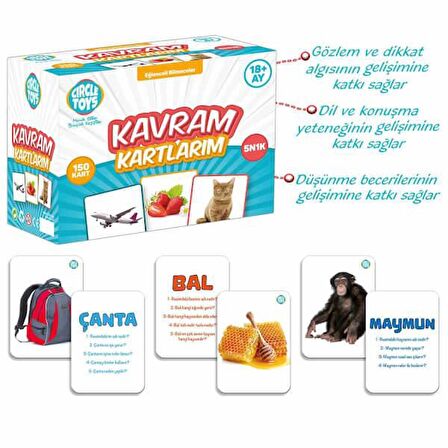 Circle Toys Kavram Kartları & İngilizce 5N1K