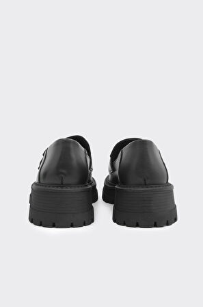 Yüksek Taban Hakiki Deri Casual Kadın Ayakkabı 