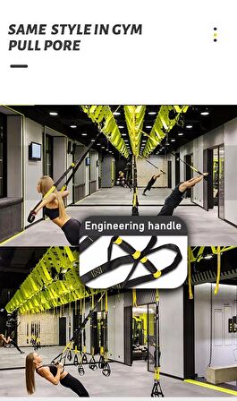 Leyaton Suspension Trainer Fitness Sling Refleks Süspansiyon Direnç Bandı SRRI