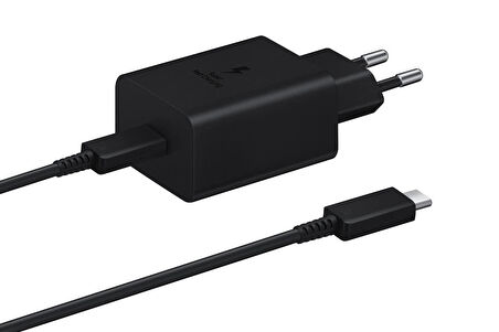 SAMSUNG 45W TYPEC TO TYPEC HIZLI ŞARJ KABLOSU VE ŞARJ ADAPTÖRÜ