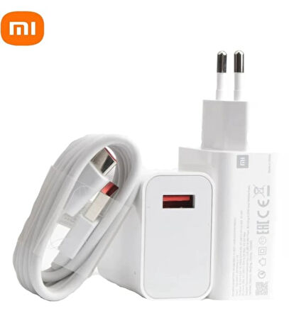 XİAOMİ33W TYPEC TURBO HIZLI ŞARJ KABLOSU VE ŞARJ ADAPTÖRÜ