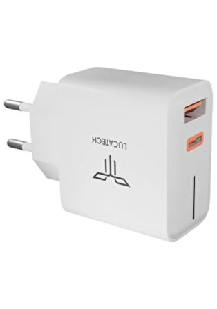 LCTCH LC112 33W USB VE TYPEC BAŞLIK ÇİFT GİRİŞ ŞARJ ADAPTÖRÜ